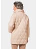 GOLDNER Steppjacke mit hübschem Flock-Druck in beige