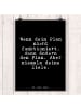 Mr. & Mrs. Panda Poster Wenn du deine Ziele... mit Spruch in Schwarz