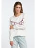 IZIA Damen Sweatshirt in Wollweiss