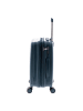 Gladiator 3500 4 Rollen Kabinentrolley 55 cm mit Dehnfalte ocean blue