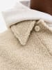 Jack & Jones Teddyfell Jacke in Antique White
