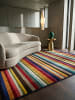 KADIMA DESIGN Kurzflor-Teppich Pflegeleicht MEON Streifen Strapazierfähig Wohnzimmer
