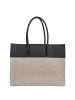 COCCINELLE Myrtha Canvas - Umhängetasche 27 cm (natural/noir) in natural/noir