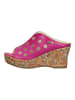 LAURA VITA Clogs in Fuchsia