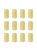 Butlers Stumpenkerze RUSTIC 12er-Set in Gelb