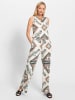 Heine Jumpsuit in champagner-salbei-bedruckt