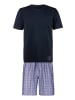 AUTHENTIC LE JOGGER Shorty in navy-grau-kariert