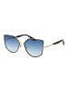 Ana Hickmann Frauen Sonnenbrille Katzenauge Schwarz