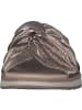 Caprice Plateau-Pantoletten in TAUPE METALLIC