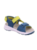 superfit Sandale CRISS CROSS in Blau/Gelb
