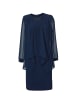 GOLDNER Kleid mit Jacke in mitternachtsblau