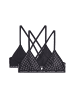 G-Star Raw Mesh Triangle Bralette 2er-Pack black