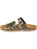 Palado Pantoletten Roma in Lack Khaki