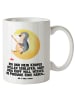 Mr. & Mrs. Panda Jumbo Tasse Pinguin Mond mit Spruch in Weiß
