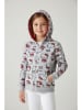 Cerda Sweatjacke Hello Kitty mit Allover-Print in Grau