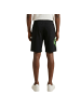 County of Milan Schwarz Baumwolle Bermudashorts