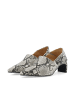 Bianco Mules in WhiteSnake