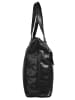 SPIKES & SPARROW Shopper echt Leder in schwarz