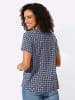 WITT WEIDEN Druck-Bluse in marine-ecru-bedruckt