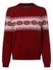 Franco Callegari Pullover mit Merino-Anteil in bordeaux