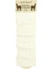 normani 2 Paar Strickstulpen mit wärmender Alpakawolle in Wollweiß/Beige