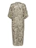 Kaffe Accessoires KAsea Loose fit in Black/Chalk Leaf Print