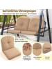 COSTWAY Hollywoodschaukel 2-Sitzer in Beige