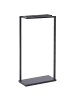 Beliani Handtuchständer GARCITAS in Schwarz - (W) 42 x (H) 83 x (L) 19 cm