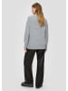 QS Strickpullover in 9400_grau meliert
