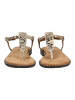 Lazamani Zehensteg AYLA SNAKE Beige