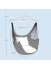 SONGMICS Hängesessel Sognia in Grau - (B)125 x (H)135 x (T)148 cm