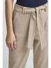 b. young BYDANTA CUFF PANTS 2 - HEAVY WOVEN Regular fit in Cement