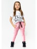 Gulliver Sweathose Casual Velours-Hosen in Pink