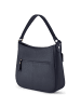 Lazarotti Bologna Leather Hobo Schultertasche Leder 27 cm in navy