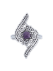 mantraroma 925er Silber - Ringe mit Amethyst