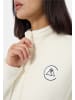 CASH-MERE.CH Retro-Fleece-Jacke aus recyceltem Polyester in Off White