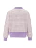 VIRITA Women Strickjacke in Wollweiss Lavendel