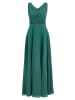 Vera Mont Abendkleid mit Plissee in Dark Emerald