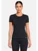 SMILODOX LEO T-Shirt Velvara in Schwarz Leo