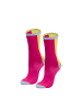 von Jungfeld Gemusterte Socken in Pink / Gelb in mehrfarbig