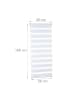 relaxdays 3x Doppelrollo in Weiß - (B)60 x (H)150 cm