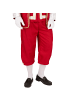 tectake Schicke, bequeme Hose, rot/weiß