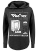 F4NT4STIC Oversized Hoodie Retro Gaming Vectrex 1982 in charcoal