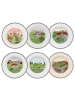 Villeroy & Boch 6er Set Brotteller Kollektion Design Naif in Bunt ø 17 cm