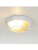 Licht-Erlebnisse Außen Deckenlampe (B)27 x (L)27 x (H)13 cm in WeißWeiß