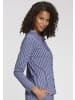 VIVANCE DREAMS Pyjamaoberteil in blau-rosa-gestreift