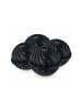 relaxdays 4 x Waschball in Schwarz