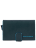 Piquadro Blue Square - Kreditkartenetui 11cc 10 cm RFID in grau