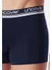 UNCOVER BY SCHIESSER Retro Short / Pant Basic in Blau / schwarz