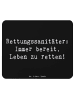 Mr. & Mrs. Panda Computer Mousepad Spruch Rettungssanitäter Held... in Schwarz